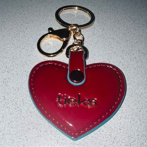 Tieks Ruby Heart Keychain